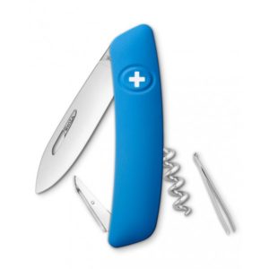 Swiza KNI.0010.1030 Couteau Suisse de poche Couleur bleu