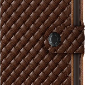 SECRID MBa-Basket porte carte sécurisé cuir marron travaillé