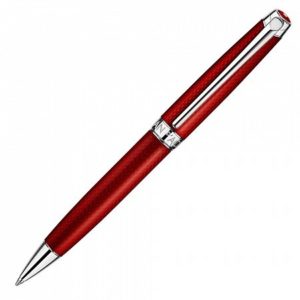 Caran d'Ache Rouge Carmin Léman Stylo Bille Swiss Made