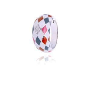 Una Storia BG16001Bague argent et email