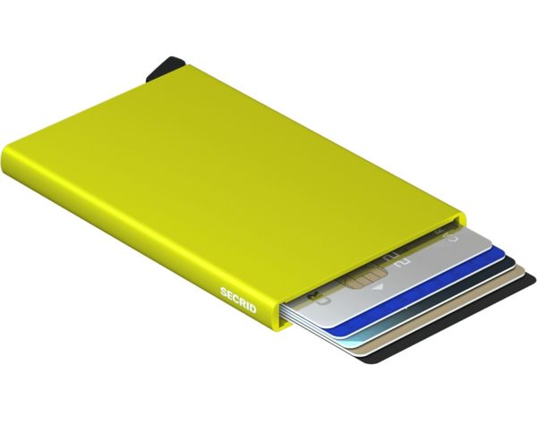 Secrid C-Lime porte cartes jaune sécurisé 6 cartes