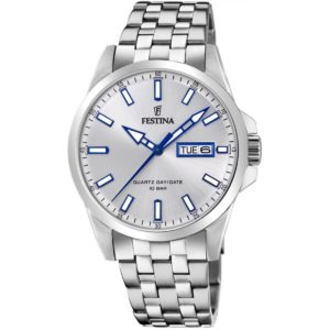Festina F20357/1 Collection Classique montre quartz date bracelet acier