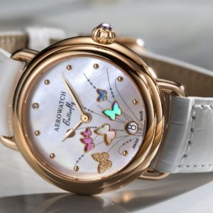 Aérowatch Butterfly Edition Limitée 888 pièces Quartz A44960RO05