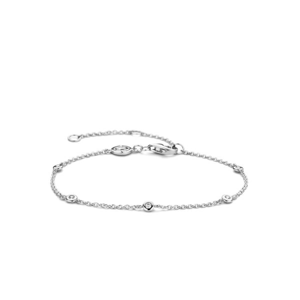 Ti Sento 2974ZI bracelet argent fin avec zircons