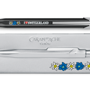 Caran d'Ache Stylo bille 849.769, rechargeable avec clip flexible. Swiss made.