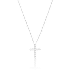 Sif Jakobs SJ-N2394-CZ collection belluno Croce Collier argent 925 pendentif croix zircons