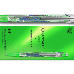 Caran d'Ache Germanier stylo bille fluo Vert Edition Spéciale Fulgureuse Ecriture cadeau Swiss made