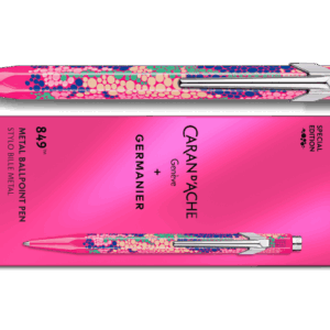 Caran d'Ache Germanier stylo bille rose fluo Edition Spéciale Fulgureuse Ecriture cadeau Swiss made
