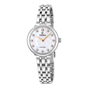 Festina Collection Mademoiselle F20744/1 quartz 26mm acier cadran nacre bracelet acier